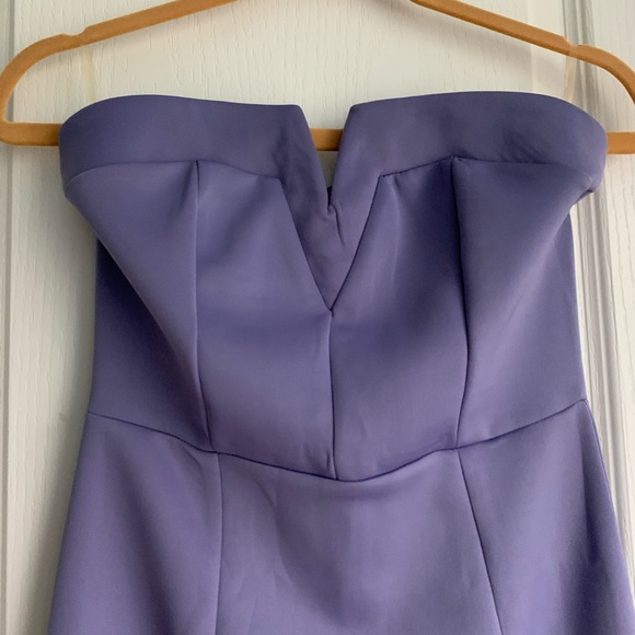 Venus Womens Size 4 Periwinkle Strapless Tube Mini Dress Brand New - Picture 1 of 5